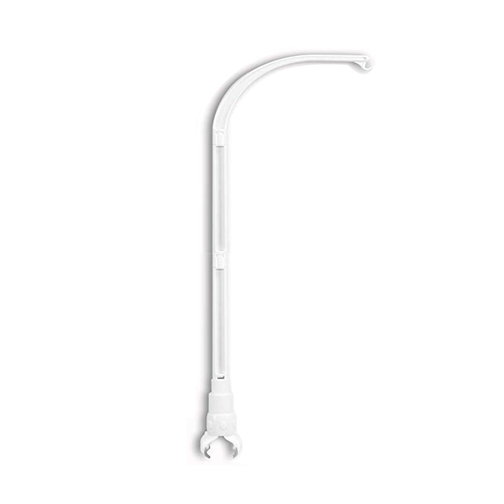 HLEEDEUO 32 inches Crib Mobile Arm Adjustable Height Mobile Holder Arm with Baby Mobile Clamp, Bassinet Mobile Attachment & Crib Arm Attachment Clamp - DIY Mobile Arm Hanger for Bassinet & Crib