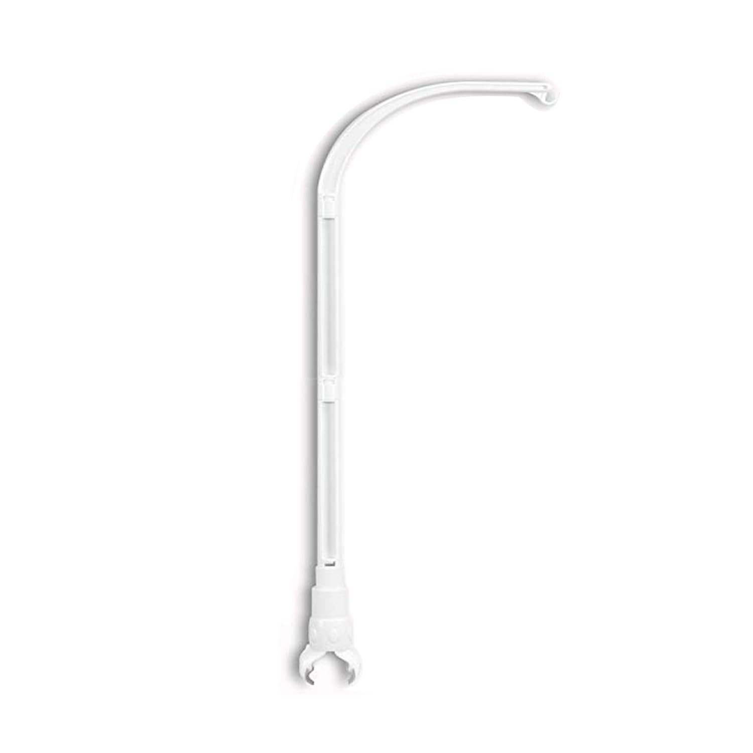 HLEEDEUO 32 inches Crib Mobile Arm Adjustable Height Mobile Holder Arm with Baby Mobile Clamp, Bassinet Mobile Attachment & Crib Arm Attachment Clamp - DIY Mobile Arm Hanger for Bassinet & Crib