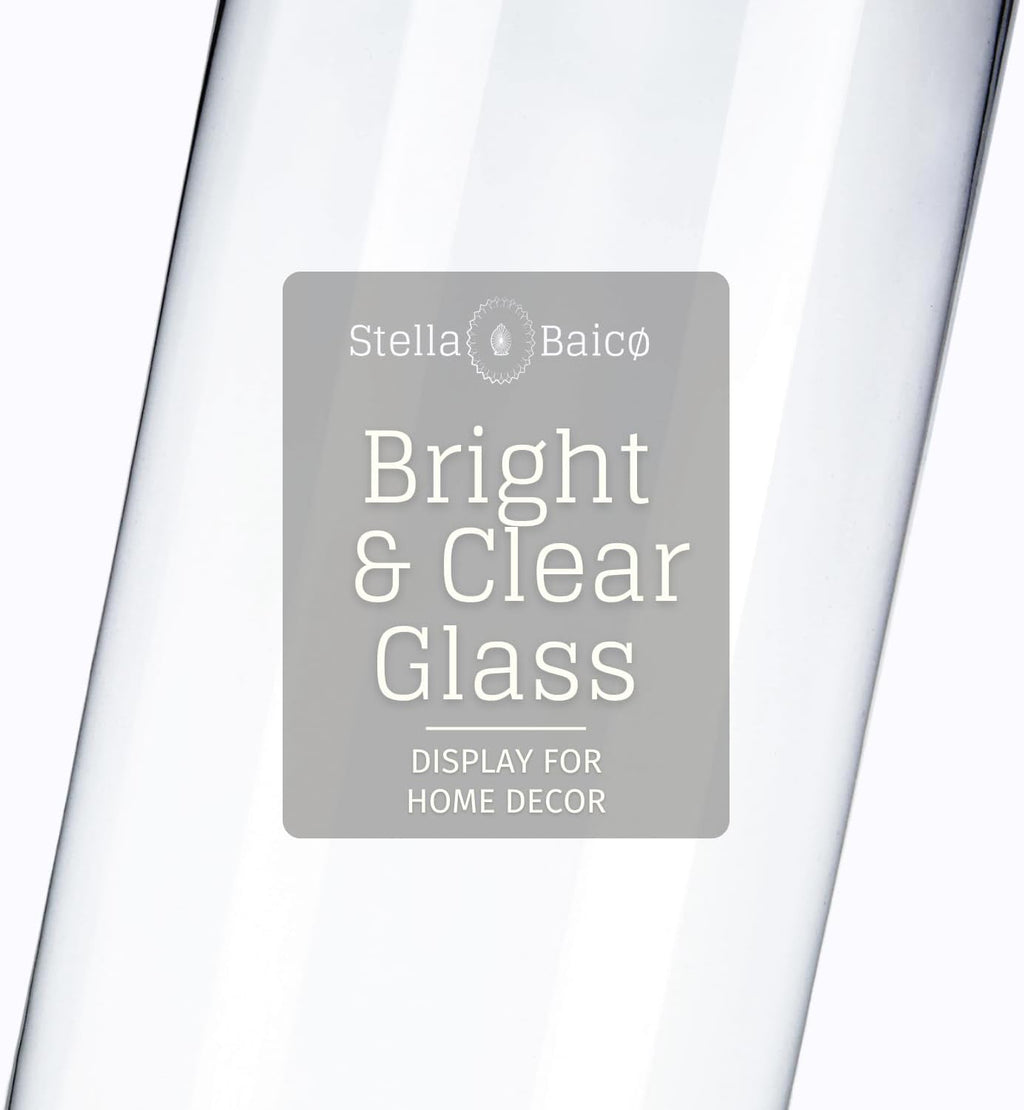 Clear Glass Apothecary Jars, Candy Jar with Lid, Elegant Decorative Jars for Wedding and Party