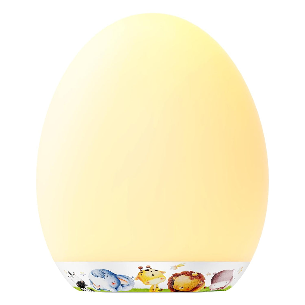 MediAcous Night Light for Kids & Babies - 7 Color LED Touch Lamp with Stepless Dimming for Nursery & Bedroom