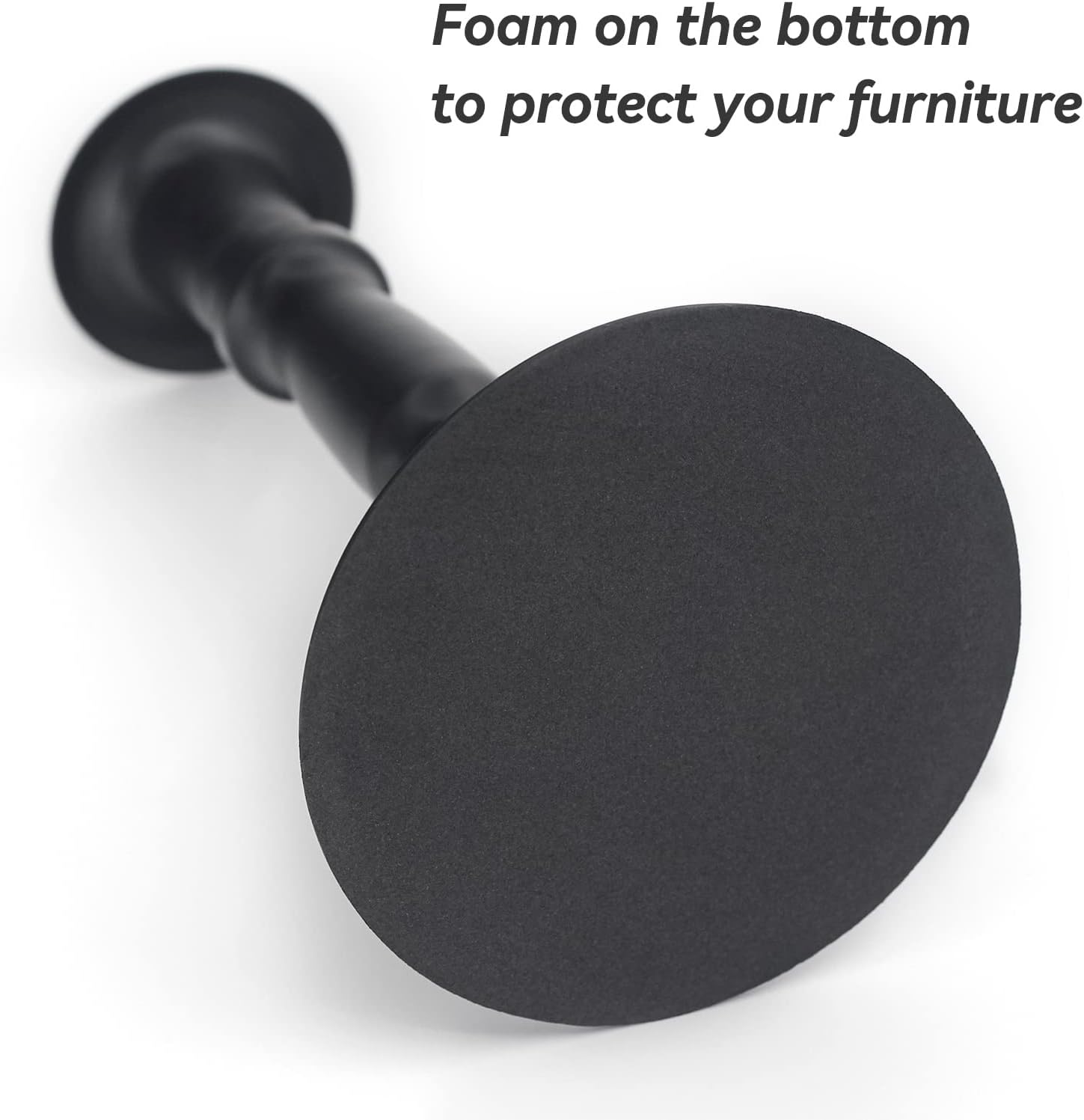 Matte Black Skinny Taper Candle Holder - Iron Slim Candle Stand for 7/8" Candles, Elegant Table Centerpiece for Home Decor and Farmhouse Table - 7"