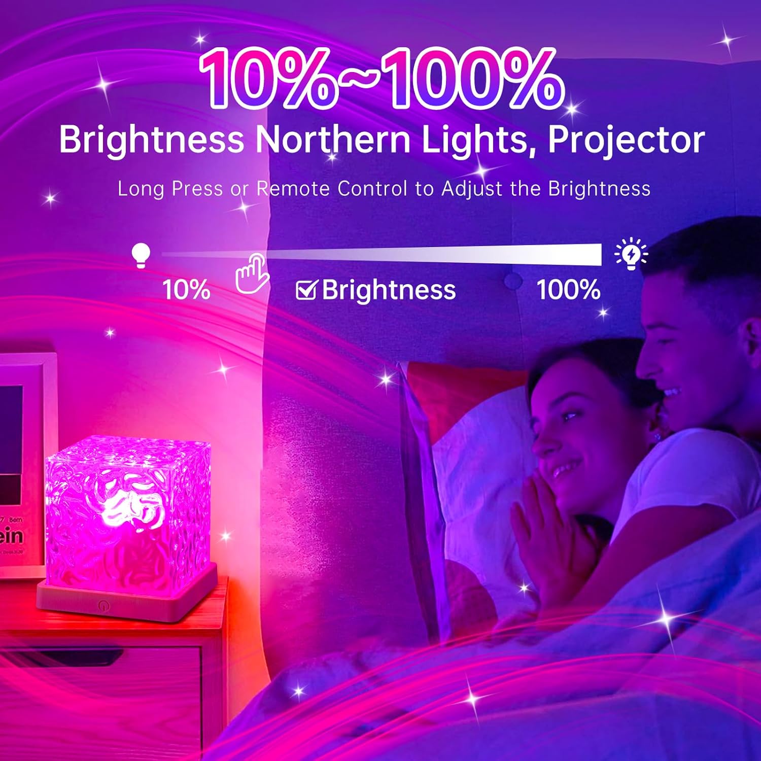 Northern Lights Projector,16 Color Galaxy Projector for Bedroom Mood Lighting,Dimmable Galaxy Light Projector for Bedroom,Remote LED Projector Lights