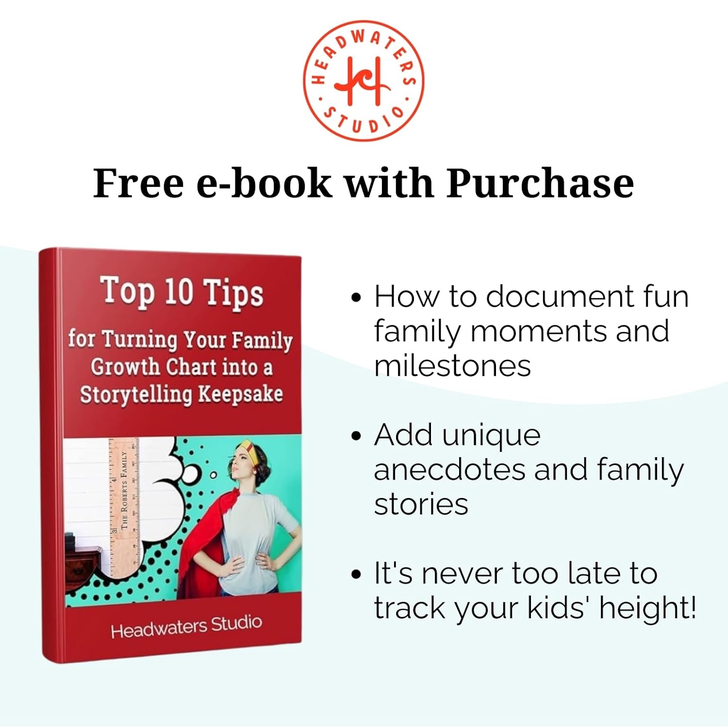 Wooden Growth Chart – Kids Height Chart, Wall Measurement for Kids, Height Chart for Wall, Growth Ruler for Children – “Love Grows Here” Gray (63" x 6.7")