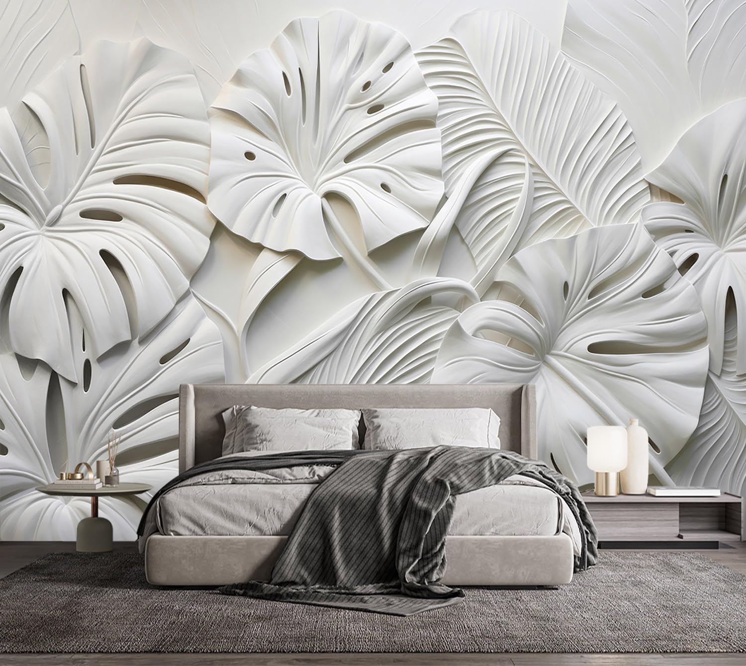 -3D Plant Living Room Wallpaper XT22 S 100" x 65"