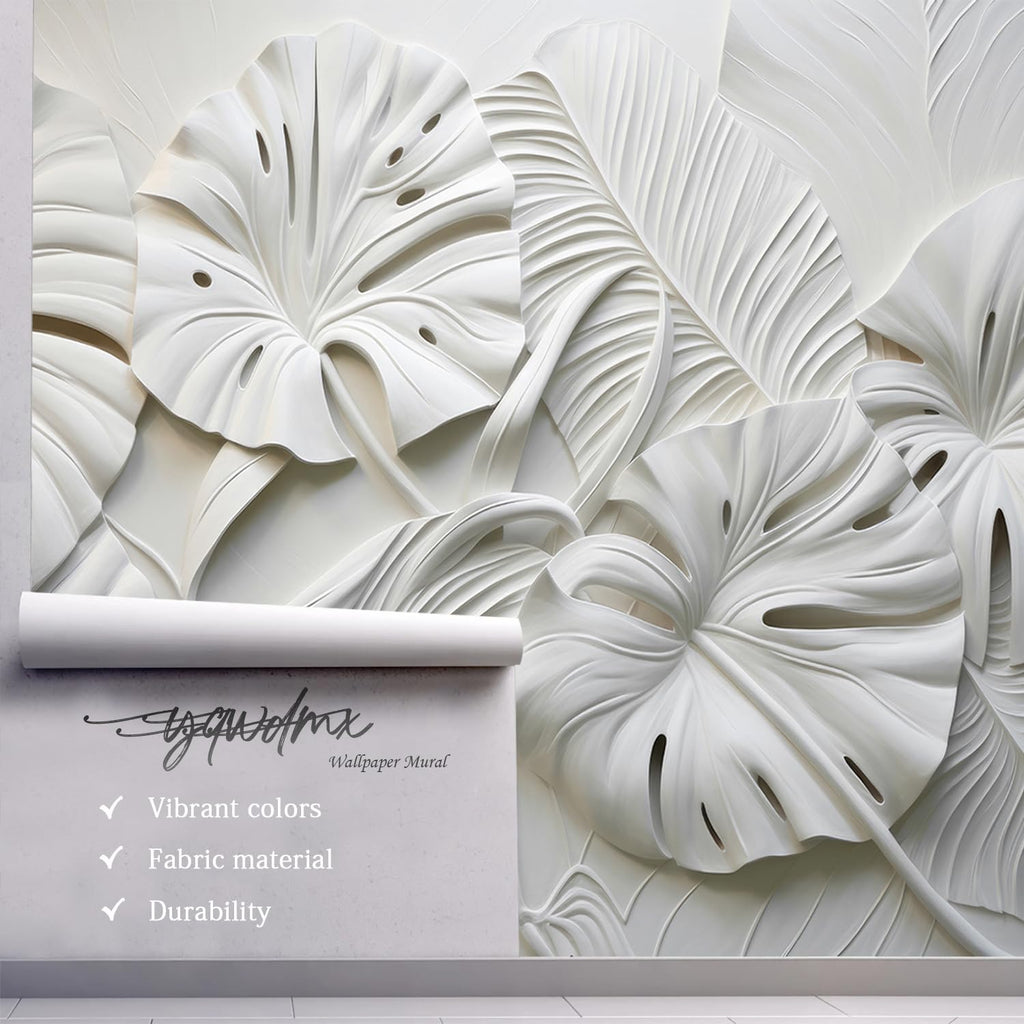 -3D Plant Living Room Wallpaper XT22 L 180" x 115"