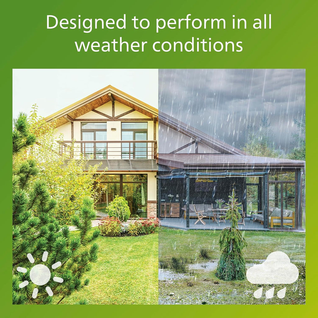 Philips Solar LED 1-Pack Ultra-Efficient Wall Lantern - Blaise, Dusk to Dawn, Automatically Linkable, Daylight and Motion Sensor, 3000K Bright White Light, IP44, Anthracite