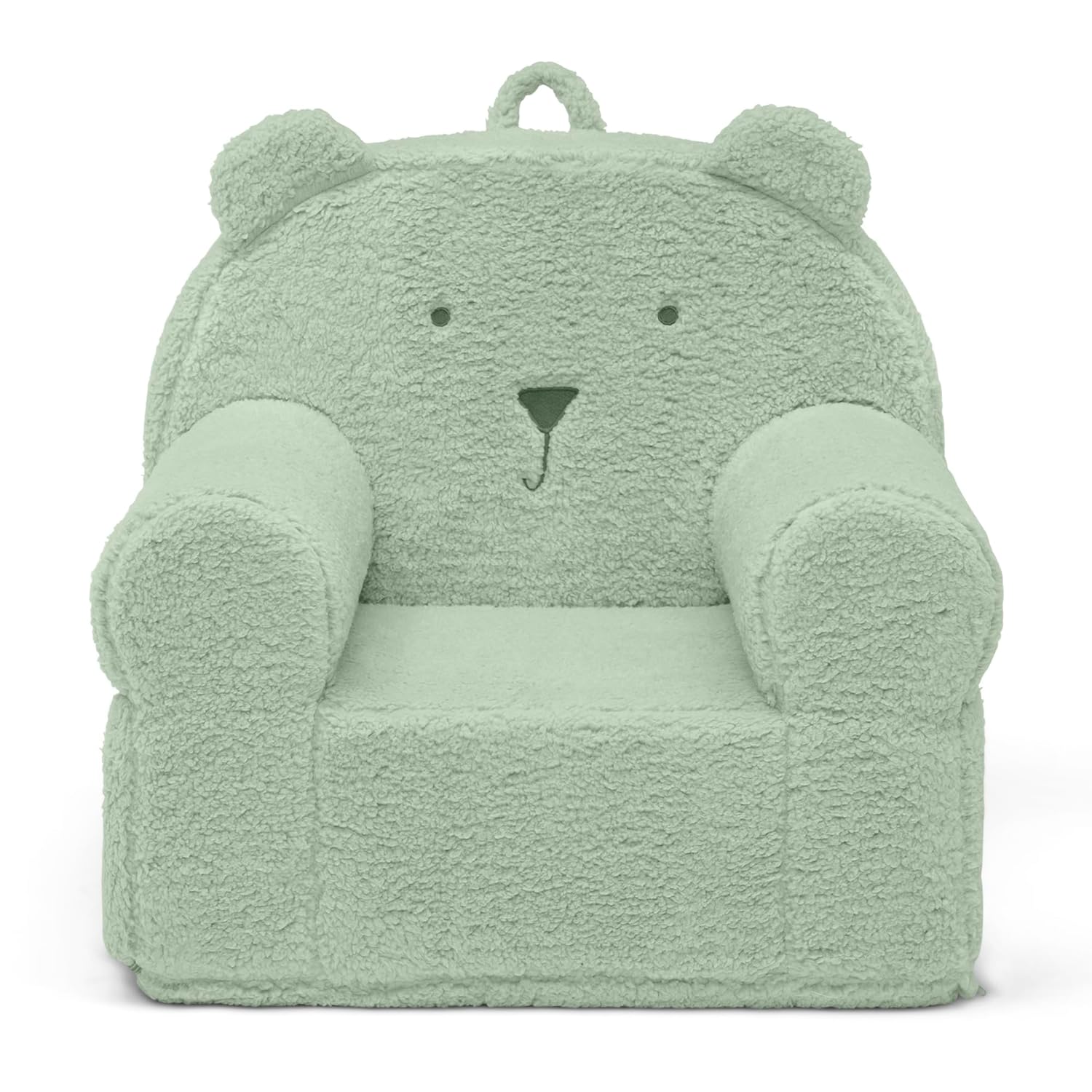 Delta Children babyGap Sherpa Bear Chair - Greenguard Gold Certified, Sage