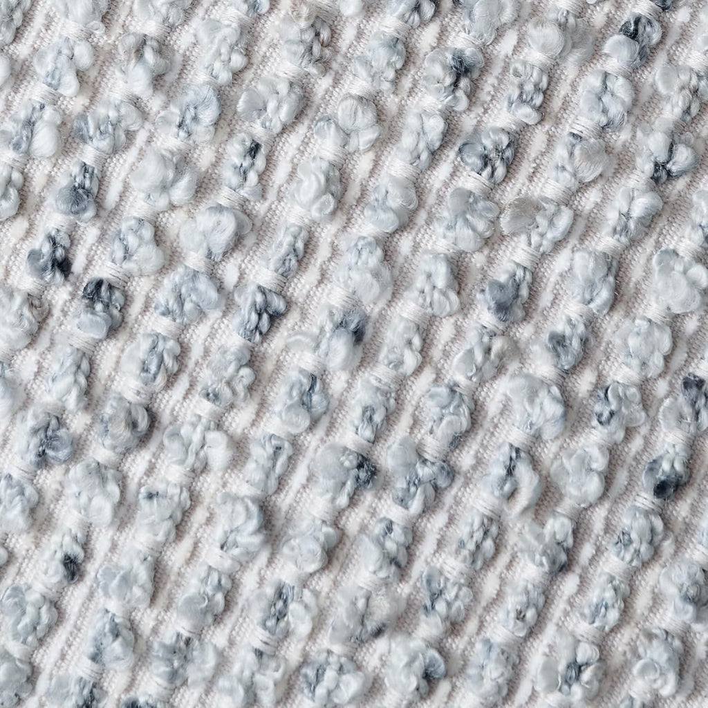 Striped Throw Pillow Covers 16x16 Set of 2 Blue Textured Boucle Chic Morden Boho Accent Farmhouse Square Decorative Couch Pillow Covers for Home Decor Bed Sofa Living Room