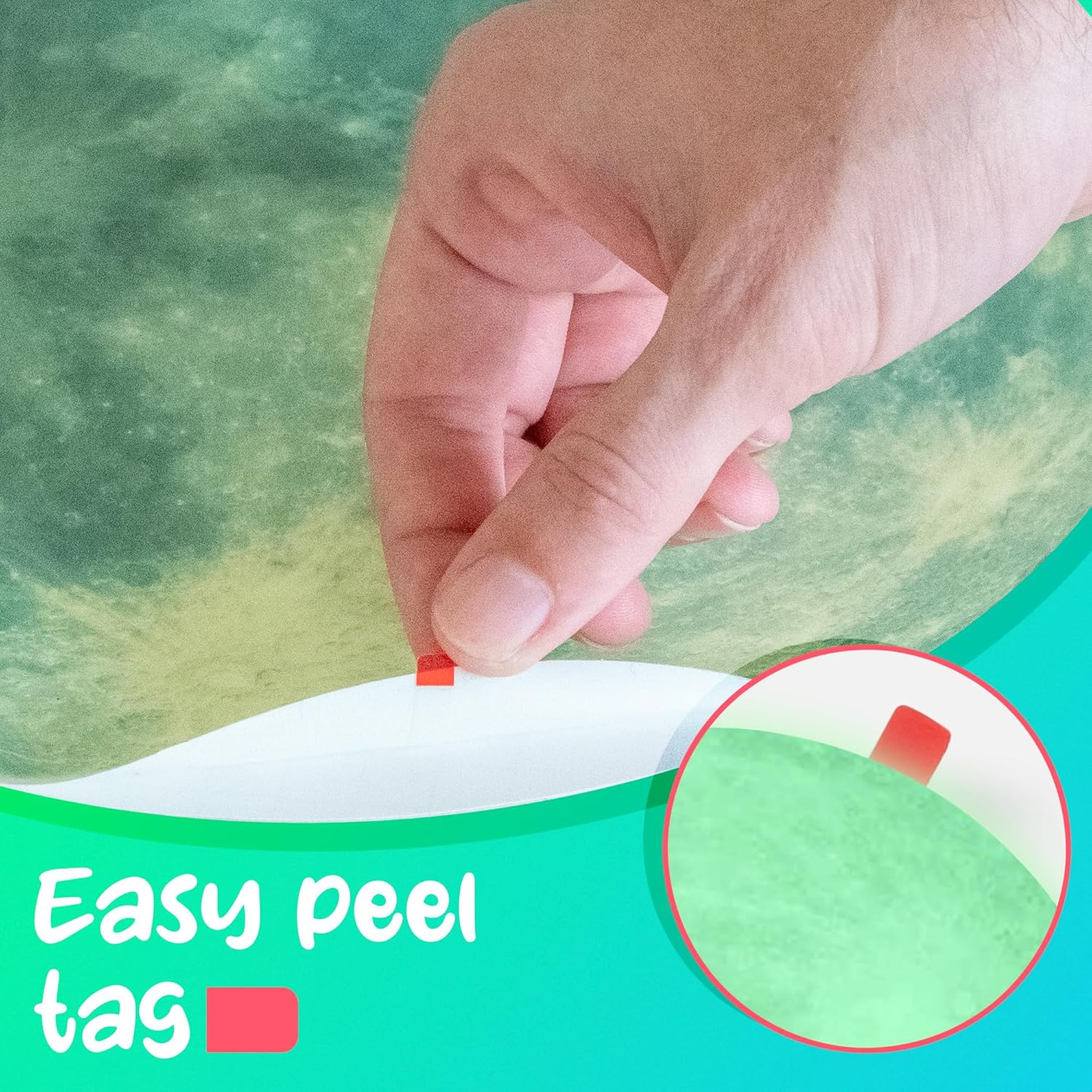 Glow in The Dark Stars and Moon for Ceiling, Luminous Stars and Moon Wall Decal, Wall Decor, Sticky Fluorescence Stars, Gift for boy and Girl Perfect for Kids Nursery Bedroom Living Room(Blue)