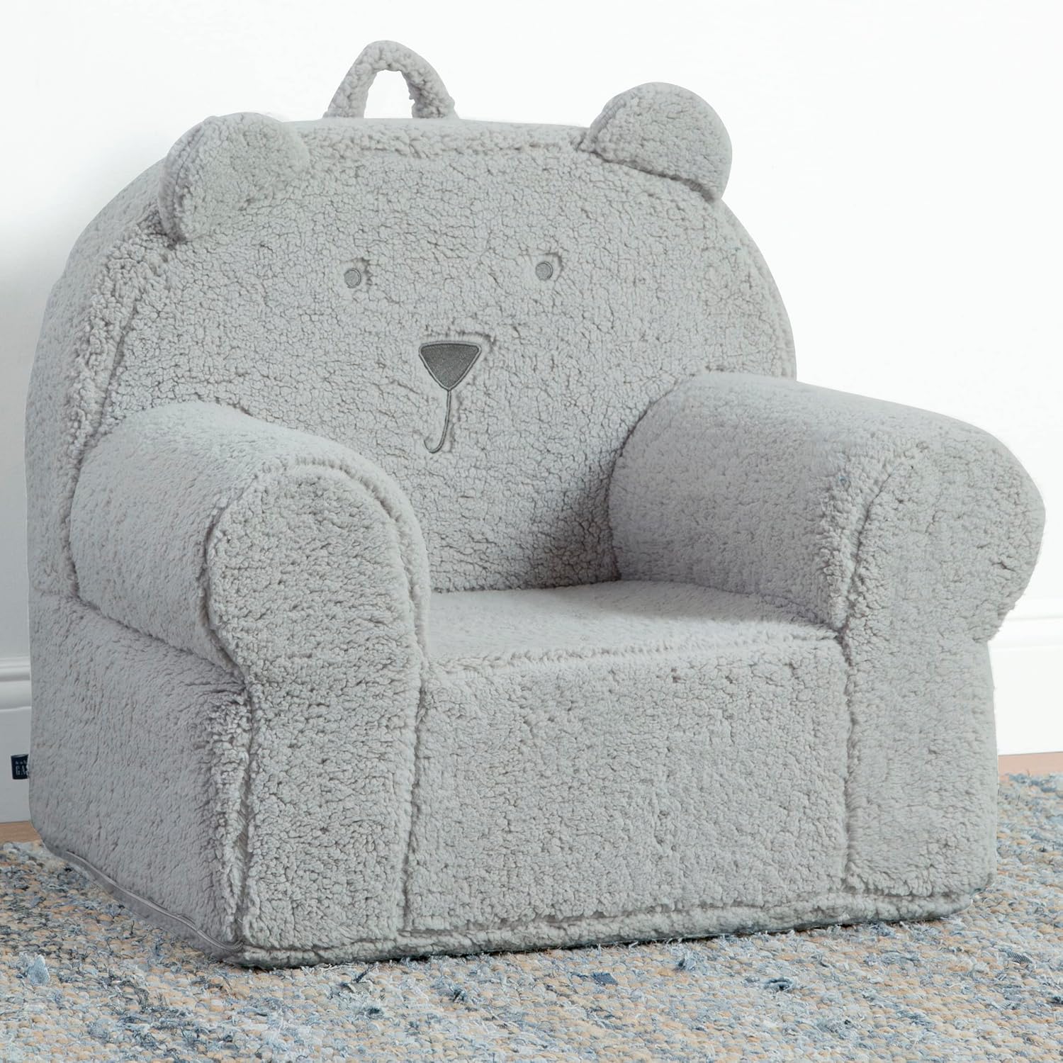 GAP babyGap Sherpa Bear Chair - Greenguard Gold Certified, Grey